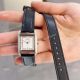 Swiss Replica Hermes Cape Cod 23mm Watches Steel Orange Elongated Leather Strap (2)_th.jpg